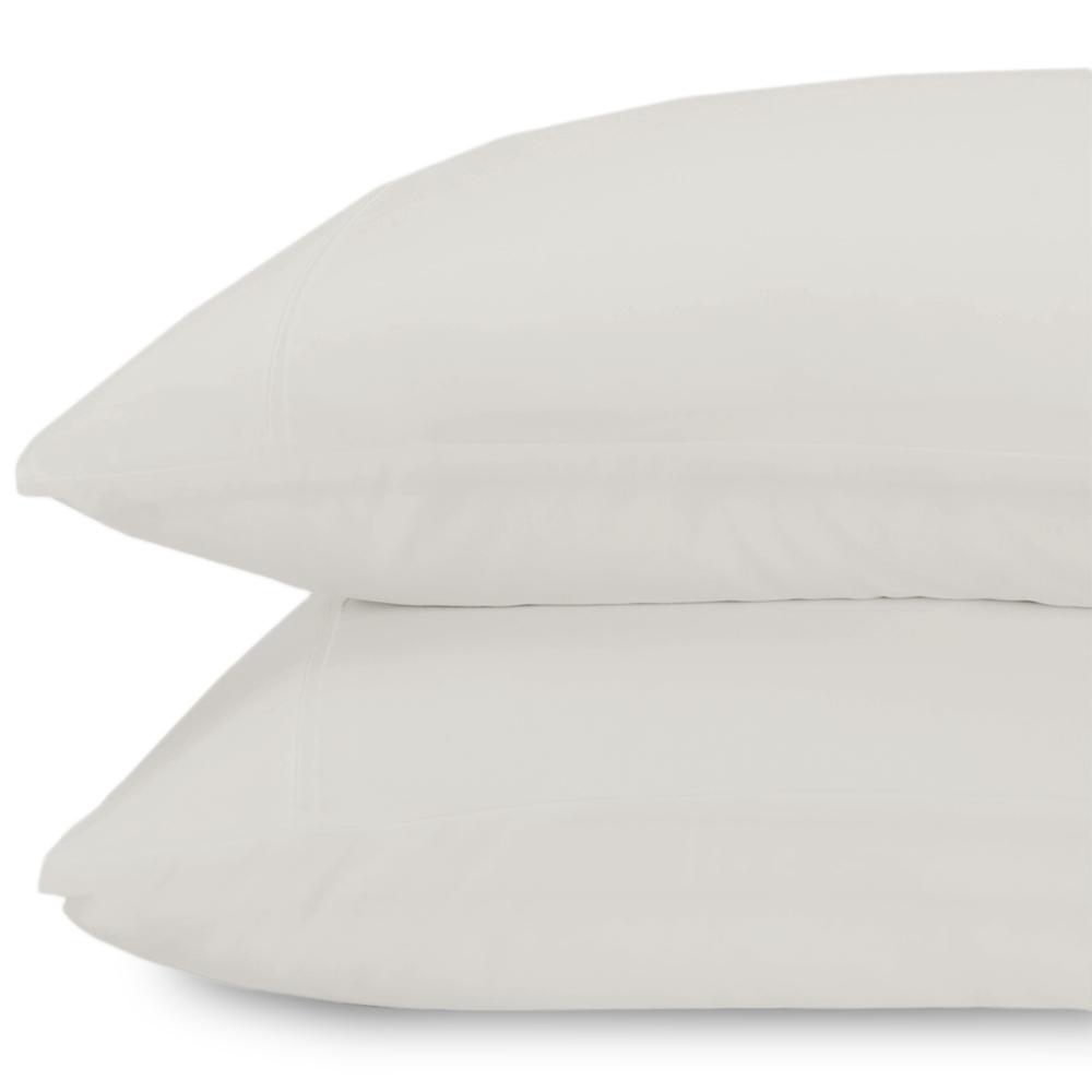 Lux 2 Piece Microfiber Pillowcase (Ivory King)