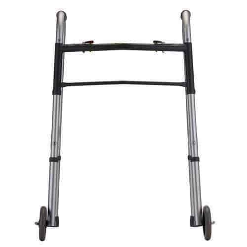 Nova Medical Heavy Duty Bariatric 2-Button Walker with 5" Wheels