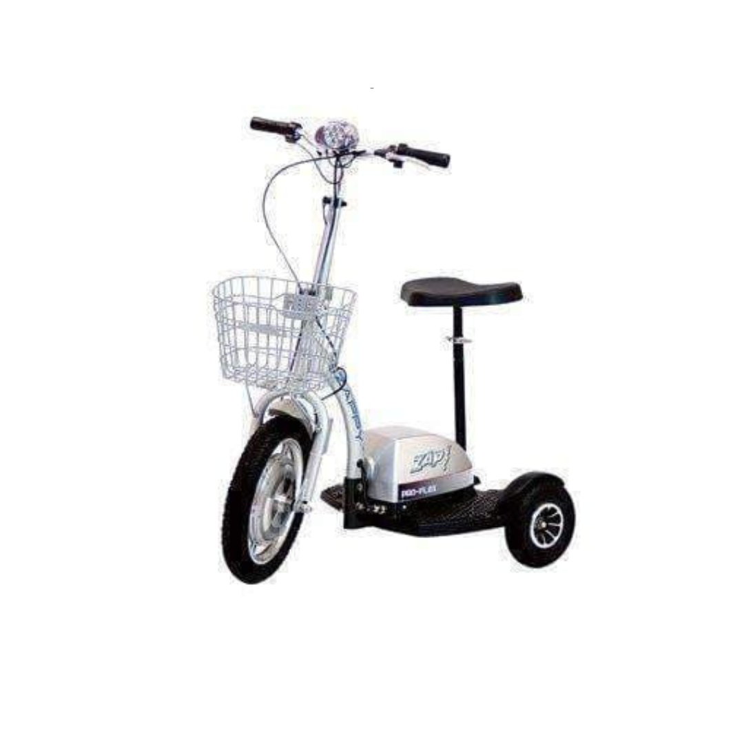 PET Pro Flex 500 Folding Transport Mobility Scooter 3 Wheel - Stand or Sit