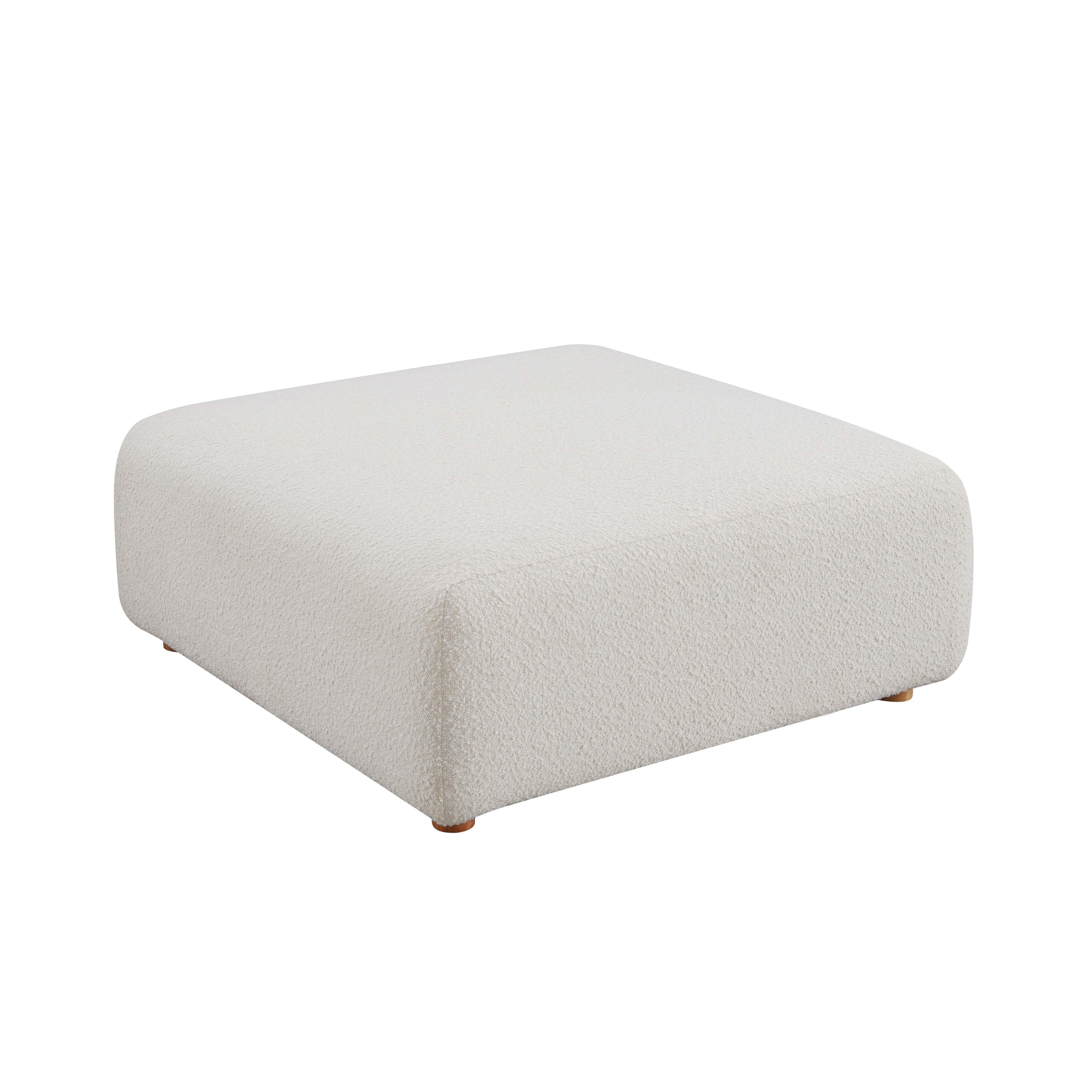 Hangover Cream Boucle Ottoman