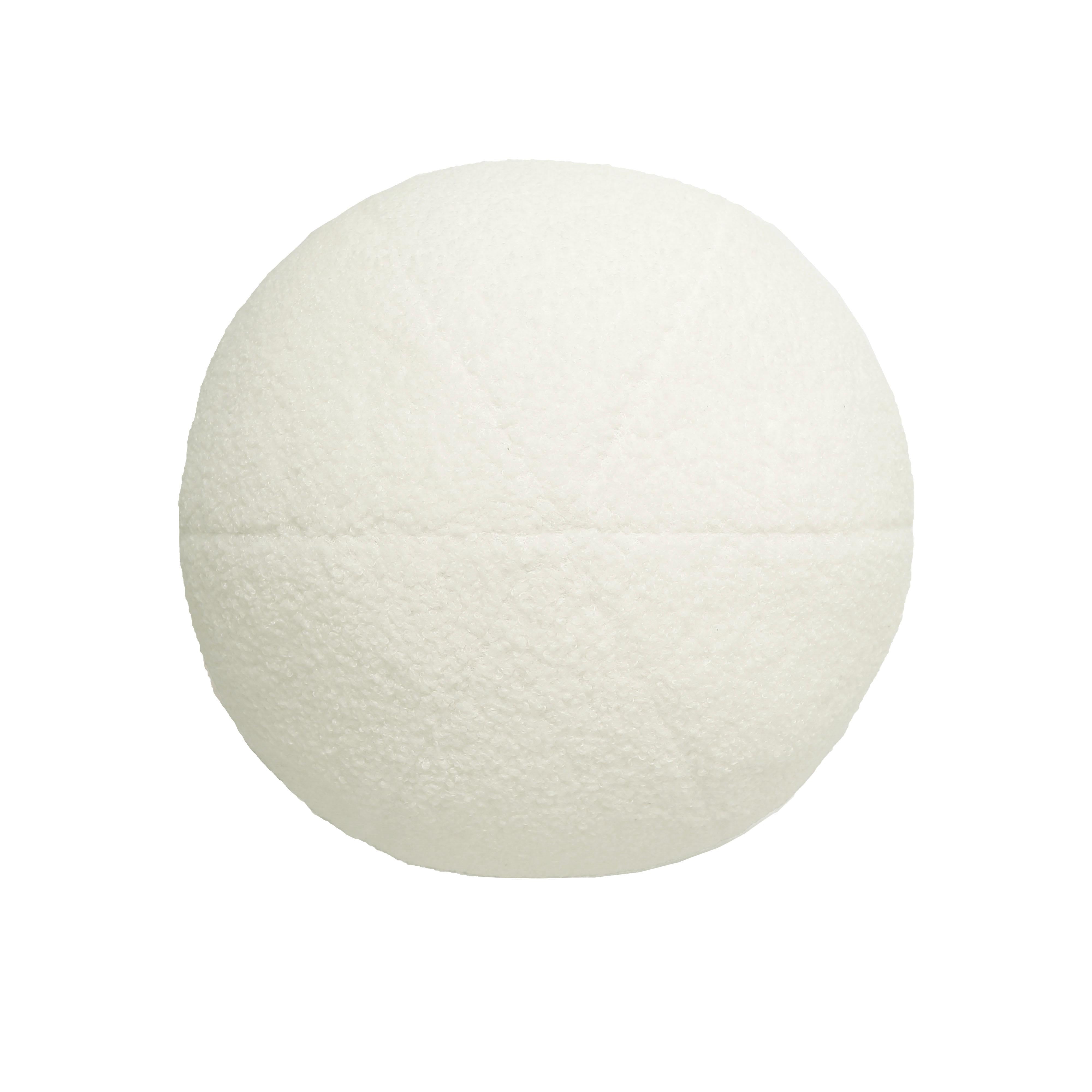 Boba Vegan Shearling Ball Pillow